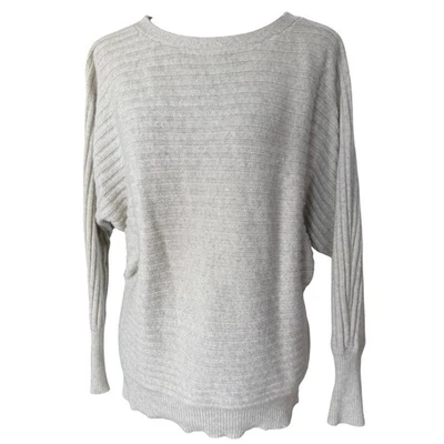 Suéter Dolman de Lana Cachemira J.Crew Para Mujer M Gris Minimalista Acogedor Normcore Otoño Foto 1 de 4