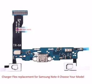 USB Charging Charger Mic Port Flex Cable Replacement Part for Samsung Note 4 USA - Picture 1 of 20