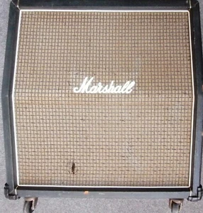 Vintage Rare 1975 Marshall 4 x12 Slanted Speaker Cabinet - Picture 1 of 16