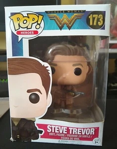 Funko Pop! Heroes. Wonder Woman Vinyl Figure #173 Steve Trevor. Some Box Damage. - Picture 1 of 7
