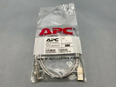 APC 19061CL-3F-1E Cable USB 2.0, USB-A / USB-B, 480 MBPS, Clear, 3' Feet - Image 1 of 4