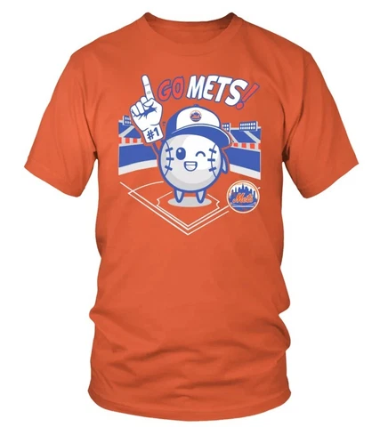 NEW YORK METS ORANGE BALL BOY UNSIEX T-SHIRT GIFT FAN ALL SIZE S-3XL Cover