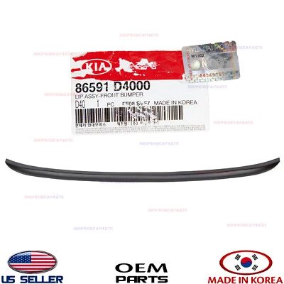 Parachoques delantero genuino alerón inferior labio de la barbilla ⭐OEM⭐ KIA OPTIMA LX 2016-2018 Foto 1 de 4