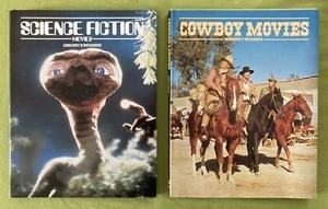 Two Movie Books: SCIENCE FICTION MOVIES & COWBOY MOVIES - HC w/ DJ - LIKE NEW - Picture 1 of 1