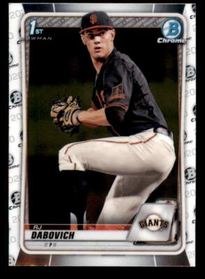 2020 Bowman Chrome Draft #BD148 RJ Dabovich - Image 1 of 2