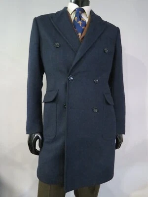 Mint J Crew heavy herringbone tweed Jules Tournier 150 Anniversary topcoat 40 S - Image 1 of 4