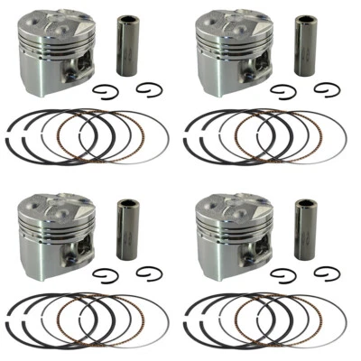 +25 anillos de pistón de 48,25 mm pin circlips 4 juegos para Yamaha FZR250 FZR250 FZ250 1HX Foto 1 de 4