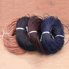 5 Meters/Lot 1-3mm Leather Round Cord Thong Rope DIY Jewelry Necklace Making