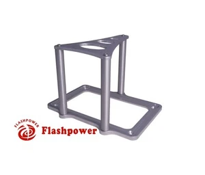 Billet Aluminum Battery Hold Down Tray for Powermaster Batteries Clear Anodized - Foto 1 di 3