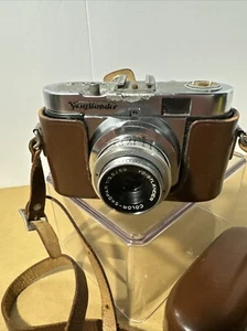 Cámara Voigtlander Vito B vintage de 35 mm con estuche - puede necesitar trabajo. Ver fotos. - Imagen 1 de 7
