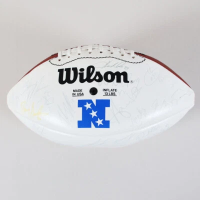 1998 Pro Bowl Team Signed Football NFC 25+ Sigs. Incl. Derrick Brooks, Warren... - Image 1 of 4
