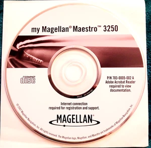 my Magellan Maestro 3200 Software CD Disk Disc 2007 PN: 703-0001-001A - Picture 1 of 4
