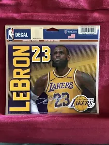 Lebron James #23 LA Lakers NBA 5x6 2018 Aufkleber Reusable Sticker NEU - Bild 1 von 6