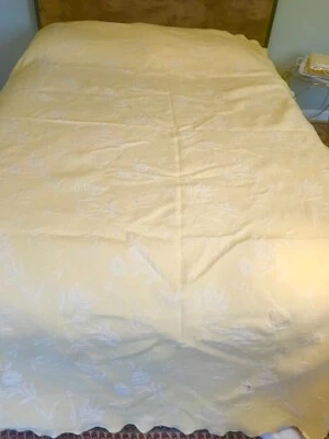 Nuevo COBERTOR MATELASSE DOBLE CAMA Y 2 FUNDAS COLCHAS DOMINGOS amarillo Foto 1 de 4