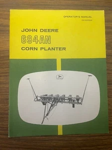 John Deere 694AN Corn Planter Operator's Manual OM-B25349 OEM - Picture 1 of 2