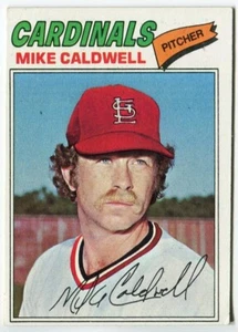 1977 Topps #452 Mike Caldwell St. Louis Cardinals - Picture 1 of 2