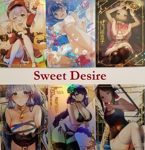 Goddess Story Sweet Desire Collectable Trading Card Game Holo Anime Waifu Doujin