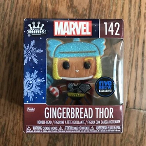 2022 New Gingerbread Thor #142 RARE DIAMOND Mini Funko Pop! Five Below Exclusive - Picture 1 of 3