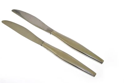 Community Stainless WOODMERE Modern Hollow Dinner Knife 9 1/8"- Qty 2 - Image 1 of 2