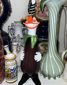 VTG Murano Art Glass Sculpture Figure Clown Jester - Picture 1 of 5