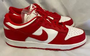 Nike Dunk Low SP St Johns Mens 12 White University Red CU1727 100 - Picture 1 of 8