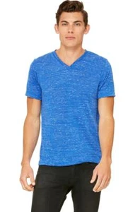 Bella Canvas 3005 Unisex Poly-Cotton Short-Sleeve TShirt True Royal Marble Small - Picture 1 of 1