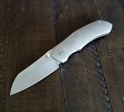 Nick Swan Custom Knives Darkstar / Brian Efros Collab - USA Custom titanium - Image 1 of 4