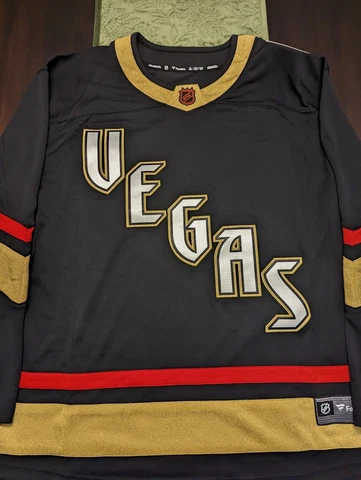 VEGAS GOLDEN KNIGHTS REVERSE RETRO JERSEY - FANATICS (NO GLOW) Cover