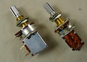 1 pcs Potentiometer B50K Liner Push/Pull Pot & DPDT Switch 5/16" - Picture 1 of 6