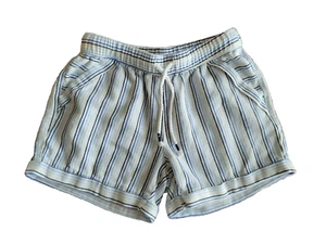 Wonder Nation Girls Stripe Short Blue White Size M 7-8 - Picture 1 of 5