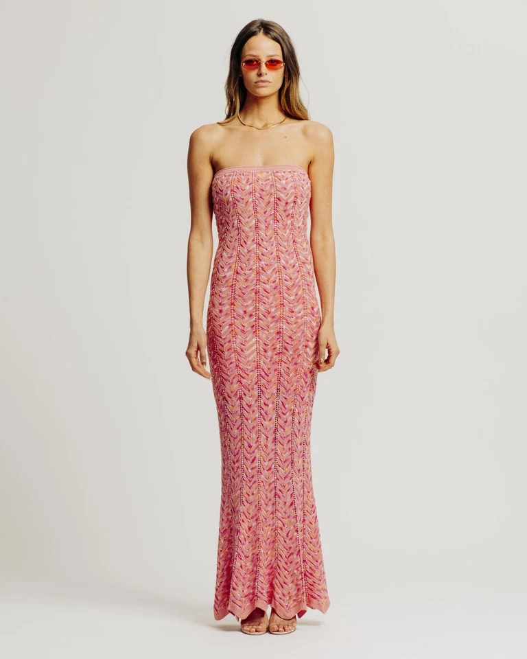 Torn By Ronny Kobo Women's Tasha Maxi Knit Dress Sz M - Image 1 of 4