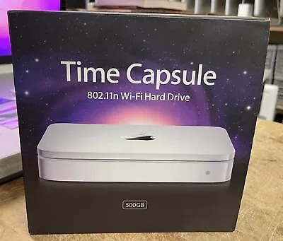 Apple AirPort Time Capsule 802.11n Wi-Fi Hard Drive 500GB  (1st Gen) (MB276LL/A) - Image 1 of 2