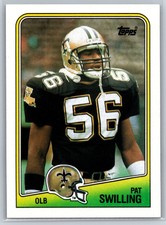 1988 Topps Rookie #66 Pat Swilling RC New Orleans Saints