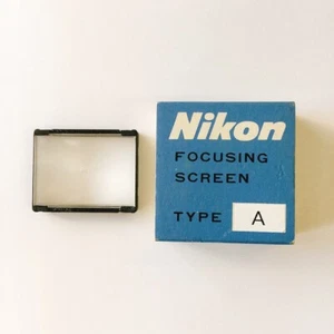 Pantalla de enfoque para Nikon F & Photomic Sprit Mat Tipo A hecha en Japón en caja - Imagen 1 de 11
