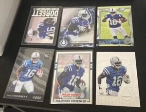 Lote de 6 cartas de novato Phillip Dorsett RC Colts - Imagen 1 de 2