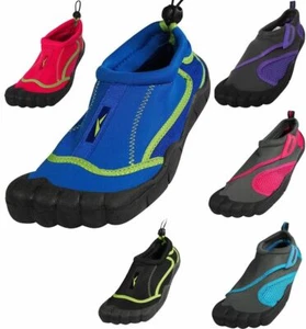 Womens Water Shoes Aqua Socks Surf Yoga Exercise Pool Beach Hiking Dance Swim - Picture 1 of 13