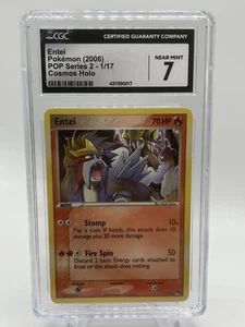 Entei holo (1/17) - POP Serie 2 - Pokemon CGC 7 Cosmos Holo - Imagen 1 de 1