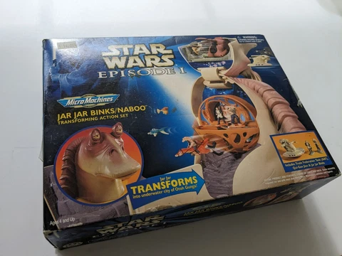 Jar Jar Binks Naboo Action Set STAR WARS Micro Machines Episode 1 Cover
