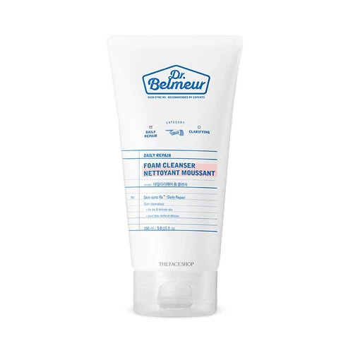 [THE FACE SHOP] Dr. Belmeur Daily Repair Foam Cleanser - 150ml / Free Gift - image 1 of 1