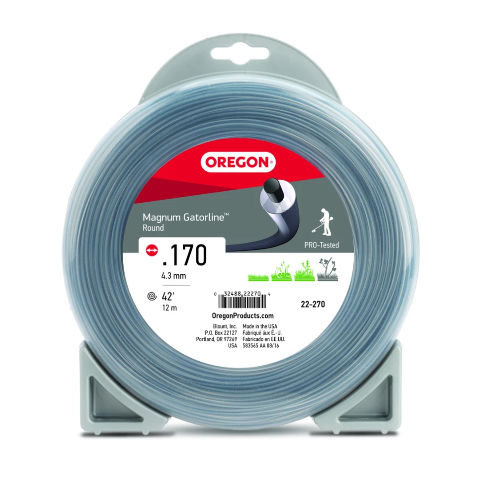 Oregon 22-270 Round Magnum Gatorline, .170" Gauge, 1/2 lb Donut, 46' - Image 1 of 1