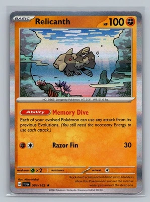 SV05: Temporal Forces #084/162 Relicanth - Image 1 of 2