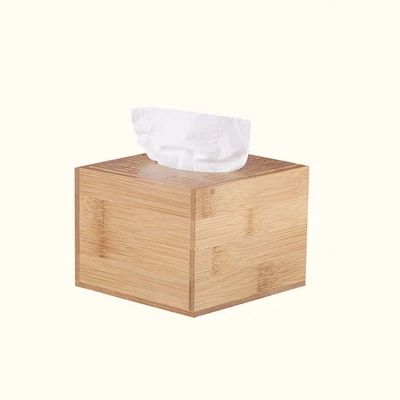  Facial Tissues Cube Boxes Rectangular Cover Desktop Holder Office Organizer - Image 1 of 4