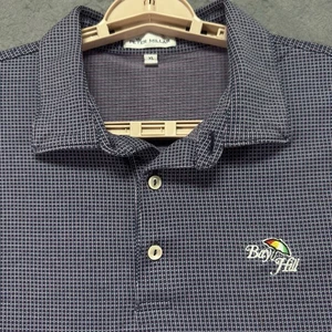 Peter Millar Hemd Erwachsene Extra Large lila kariert Polo Performance Golf Freizeit - Bild 1 von 8