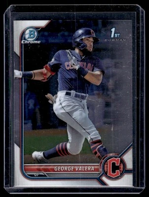 2022 Bowman Sapphire Edition George Valera Cleveland Guardians #BCP-22 - Image 1 of 2