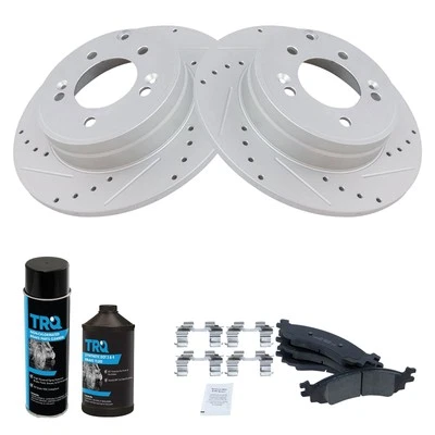 TRQ BKA21387 Disc Brake Kit For Ford Taurus 2010-2012 Front 6L2Z2001A - Image 1 of 4