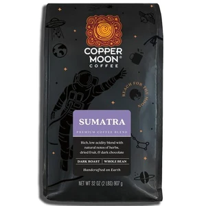 Dark Roast Whole Bean Coffee, Sumatra Blend, 2 Lb - Bild 1 von 7