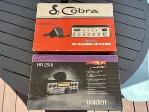 Uniden President HR 2510 10 Meter Mobile Transceiver & Cobra 148 GTL CB Radio - Zdjęcie 1 z 13