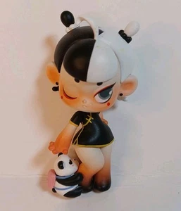 52TOYS Piqiqi Series Little Monster Blind Box Figure 7cm Used Panda Girl - Picture 1 of 3