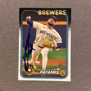 JOEL PAYAMPS Signed Autographed 2024 Topps Update Series Card MIL Brewers #US153 - Picture 1 of 1