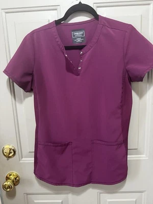 Cherokee Women's Scrubs Set Wine Color Small - Image 1 of 2